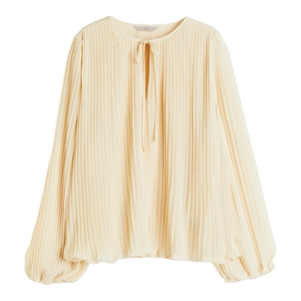 NWT H&M Pleated Blouse - Size M